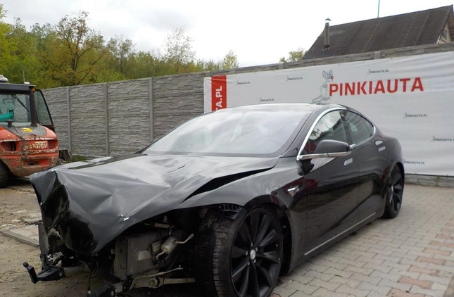 Tesla Model S cena 69900 przebieg: 120025, rok produkcji 2019 z Lędziny małe 352